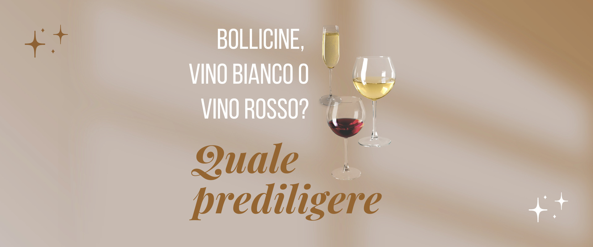 Bollicina, vino bianco o vino rosso?
