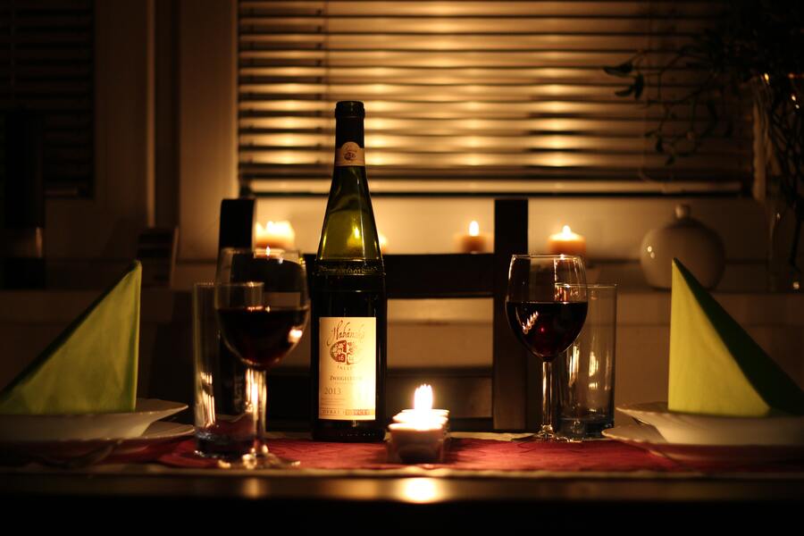 cena romantica a san valentino
